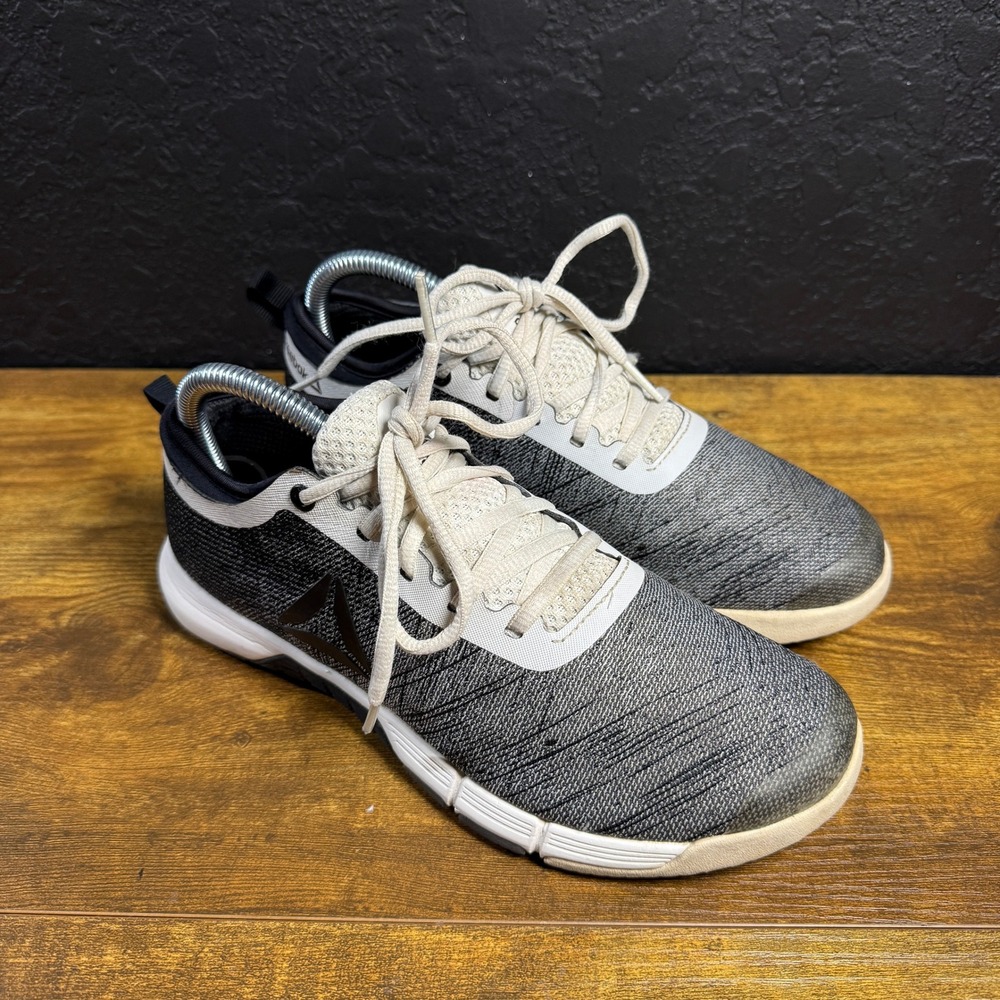 Reebok Speed TR Flexweave CN4860 Grey Black Synthetic Training Shoes Womens 7.5